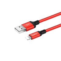 HOCO Kabel X14 Lightning 3.1A 2M rot