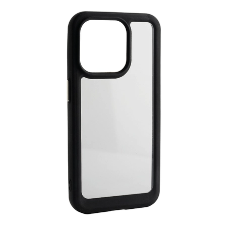 Handyhülle Acrylic Matt iPhone 14 Pro Schwarz